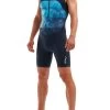 2XU Men's Active Trisuit - Midnight/Blue Terrain -Leisure Swimwear Paradise mt5540d mdn btn 00