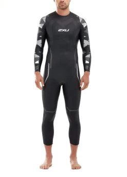 2XU Men's P:2 Propel Wetsuit - Black/Textural Geo
