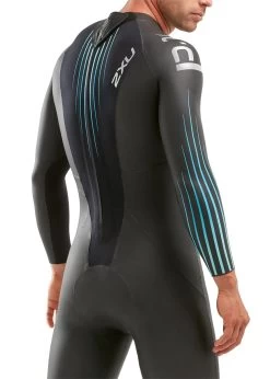 2XU Men's P:1 Propel Wetsuit - Black/Blue Ombre 10 2XU Men's P:1 Propel Wetsuit - Black/Blue Ombre -Leisure Swimwear Paradise mw4991c blk bre 03