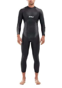 2XU Men's P:1 Propel Wetsuit - Black/Silver Shadow