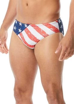 TYR American Dream Racer Brief - Red/White/Blue