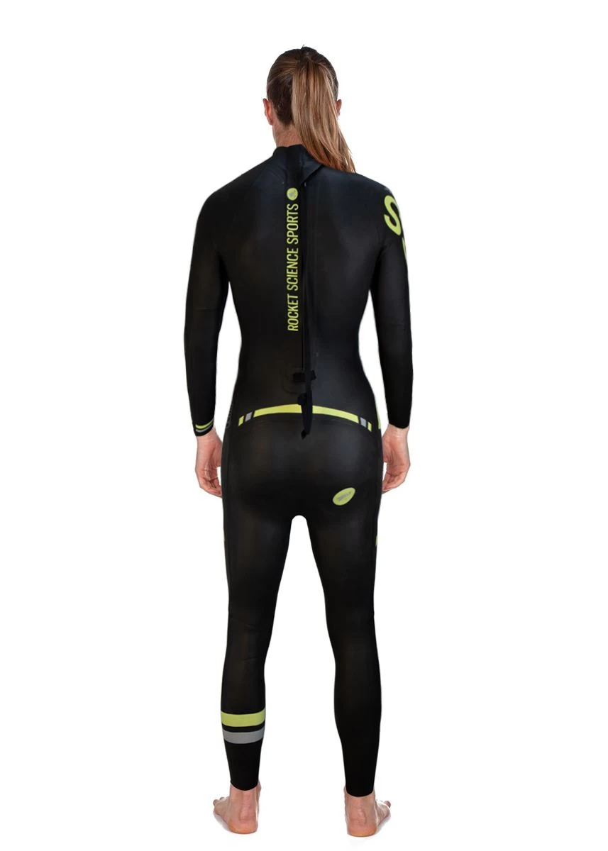 Rocket Science Sports Women's Basics Wetsuit- Black / Yellow 6 Rocket Science Sports Women's Basics Wetsuit- Black / Yellow - Image 4