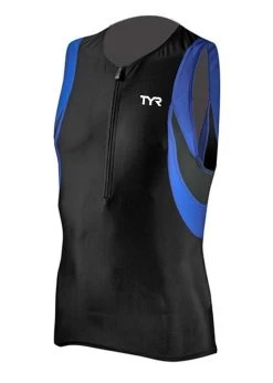 TYR Male Competitor Singlet Black/Blue