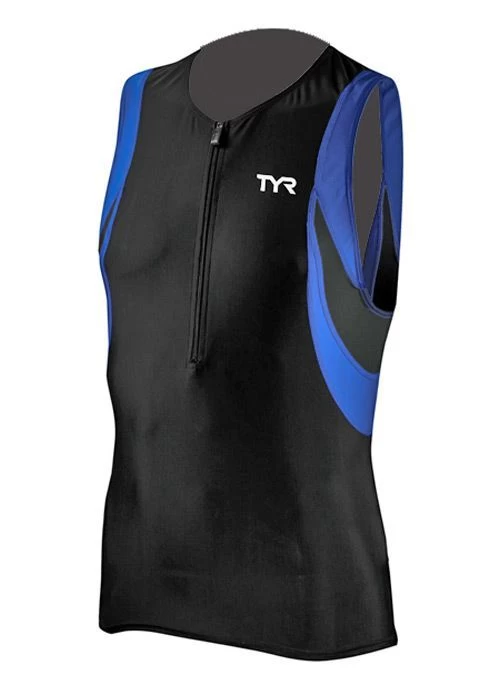 TYR Male Competitor Singlet Black/Blue 3 TYR Male Competitor Singlet Black/Blue