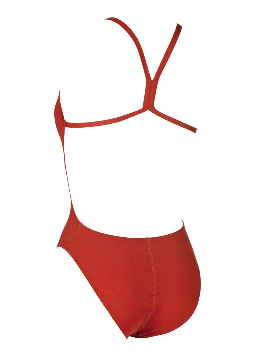 Arena Solid Light Tech Swimsuit - Red / White 8 Arena Solid Light Tech Swimsuit - Red / White - Image 6