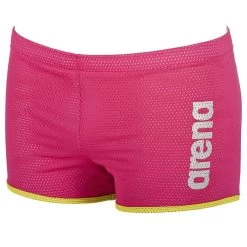 Arena Square Cut Drag Shorts Pink Sizes S-XL