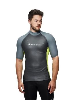 Aquasphere Men's Short Sleeve Aquaskin Top -Leisure Swimwear Paradise su248 1