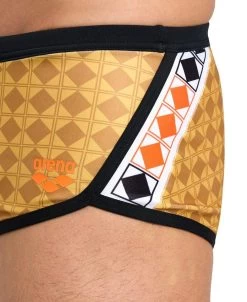 Arena 50th Anniversary Limited Edition Low Waist Short - Gold/Multi/Black -Leisure Swimwear Paradise tumbnail 01ac98dd 98fc 4c02 aae6 8ef6d9afeac5