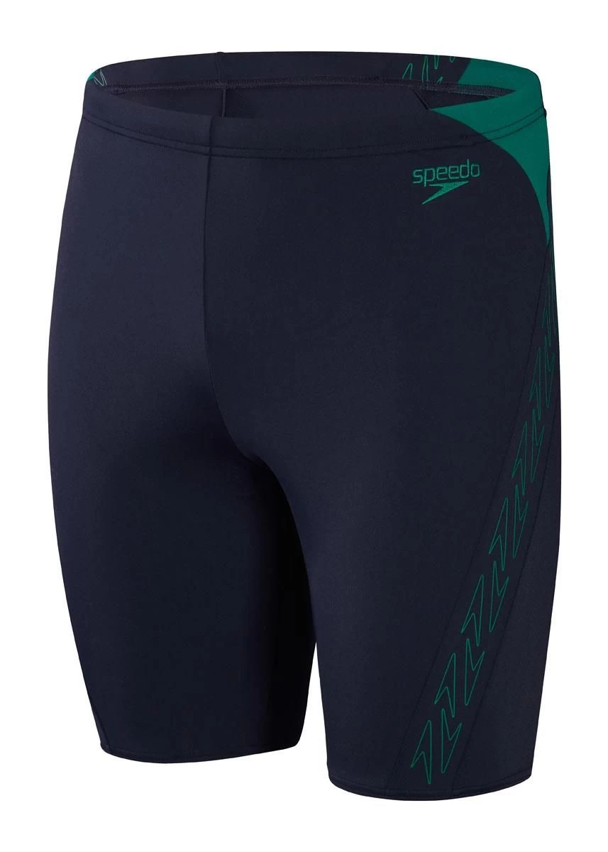 Speedo Hyper Boom Splice Jammer - True Navy/Jungle Green 6 Speedo Hyper Boom Splice Jammer - True Navy/Jungle Green - Image 4