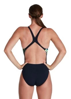 Speedo Placement Powerback Swimsuit - Navy/ Ultraviolet/ Yellow/ Adriatic -Leisure Swimwear Paradise tumbnail 0657570a 9827 406c bd9a 13e41c868aae