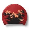 Speedo Long Hair Printed Silicone Cap - Black/ Oxblood/ Tandori Spice -Leisure Swimwear Paradise tumbnail 08d701b8 2e96 4a71 b22e d16a3825b953