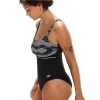 Speedo Shaping Contour Eclipse Printed Swimsuit - Black / White -Leisure Swimwear Paradise tumbnail 0aa352b4 964d 4c54 9c8c 654e40f68e7c
