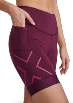 2XU Women's Core 7 Inch Tri Short - Mulberry/ Festival -Leisure Swimwear Paradise tumbnail 0de968ed fa46 4f4a 94e4 b32b818770ea