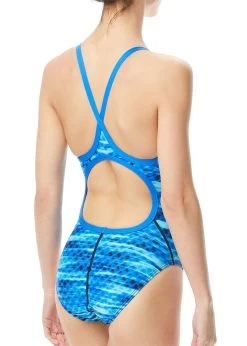 TYR Castaway Diamondfit Swimsuit - Blue