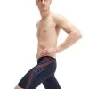 Speedo Tech Panel Jammer - True Navy/Volcanic Orange/True Cobalt