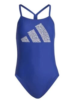 Adidas 3 Bar Logo Print Swimsuit - Blue/White -Leisure Swimwear Paradise tumbnail 168dfeee c7b5 43db ac0e f1a53d51bfa9
