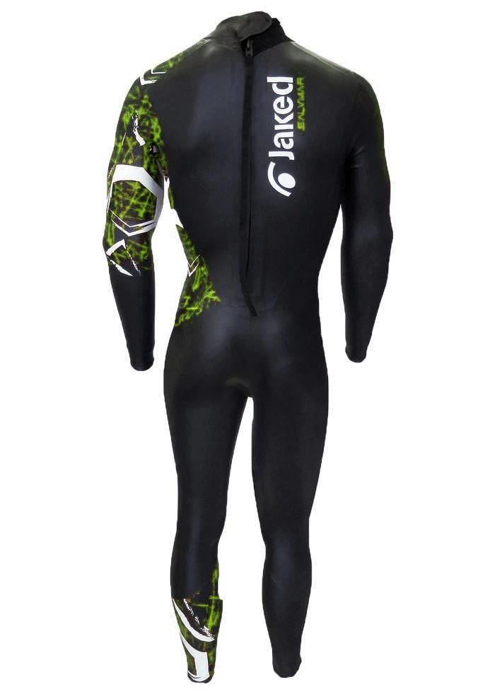 Jaked Mens FFWW Wetsuit - Black / Green 3 Jaked Mens FFWW Wetsuit - Black / Green