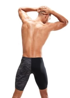 Speedo Allover V-Cut Jammer - Black/ USA Charcoal -Leisure Swimwear Paradise tumbnail 1d382f1a 6274 4b81 b626 a1b48b2787cb