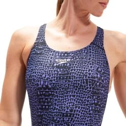 Speedo Allover Digital Recordbreaker Swimsuit - Black/Indigo Glow -Leisure Swimwear Paradise tumbnail 1f2955c1 1756 476c 8745 0b224e1da614