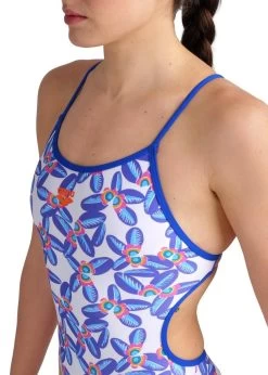 Arena Lace Back Allover Swimsuit - Neon/Blue/Multi -Leisure Swimwear Paradise tumbnail 2adc0c15 f055 4622 afce ef367cb0546f