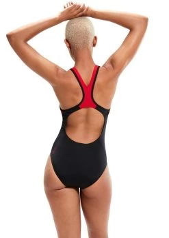 Speedo Placement Laneback Swimsuit - Black/ Fed Red/ White 9 Speedo Placement Laneback Swimsuit - Black/ Fed Red/ White -Leisure Swimwear Paradise tumbnail 317e124b d543 4fd0 9914 c6878679a535