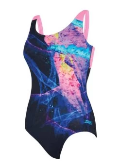 Zoggs Speedback Swimsuit - Acid Wave Print 12 Zoggs Speedback Swimsuit - Acid Wave Print -Leisure Swimwear Paradise tumbnail 34915f3d 6e4f 4968 a6db 49a9d679c453