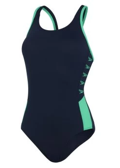 Speedo Boom Logo Splice Muscleback Swimsuit - True Navy/ Fake Green -Leisure Swimwear Paradise tumbnail 353f5c6d dccc 44bc aa02 9fb5740c8e1b