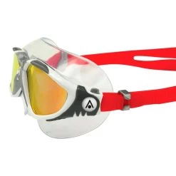 Aqua Sphere Vista Red Titanium Mirrored Goggles - White/ Red -Leisure Swimwear Paradise tumbnail 380009b7 e9d4 47f5 8128 36b1445d81d7