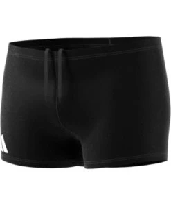 Adidas Mens Solid Boxers - Black/White