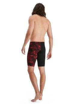 Speedo Allover V-Cut Jammer - Black/ Lava Red -Leisure Swimwear Paradise tumbnail 40908cad 7681 406a 82de db5a57c46e97
