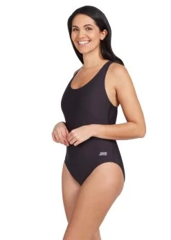 Zoggs Cottesloe Flyback Swimsuit - Black -Leisure Swimwear Paradise tumbnail 40eacac0 6f71 4c17 a800 fc22e4642a49