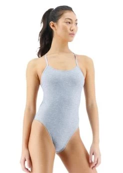 TYR Lapped Cutout Fit Swimsuit - Grey -Leisure Swimwear Paradise tumbnail 44d45418 e2b2 458d adb8 ae447446b7bc