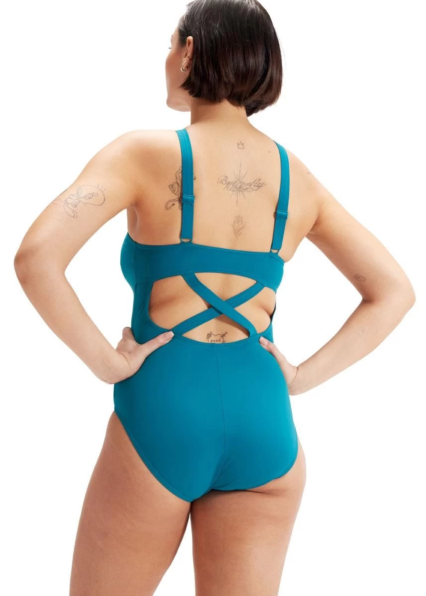 SPEEDO SHAPING ENLACE 1 PIECE SWIMSUIT - OCEAN DEPTHS 6 SPEEDO SHAPING ENLACE 1 PIECE SWIMSUIT - OCEAN DEPTHS - Image 4