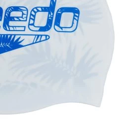 Speedo Junior Reversible Slogan Cap - White/ Beautiful Blue -Leisure Swimwear Paradise tumbnail 4e24140b f414 45f4 8106 aec746f37d23