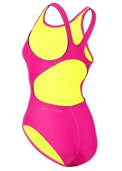 Aqua Sphere Essential Classic Back Swimsuit - Bright Pink/Black -Leisure Swimwear Paradise tumbnail 52a6410e 48c2 4817 849a 1b47c661adef