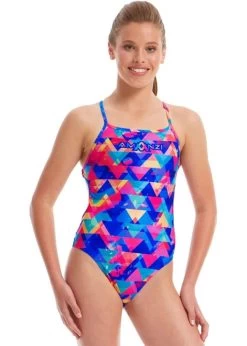 Amanzi Women's Spectrum Tie Back Swimsuit