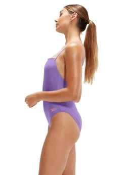 Speedo Adjustable Thinstrap Swimsuit - Miami Lilac