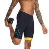 2XU Men's Core Tri Short - Black/Sulphur -Leisure Swimwear Paradise tumbnail 5e0bec7a e062 495b a255 fe31b430ba86