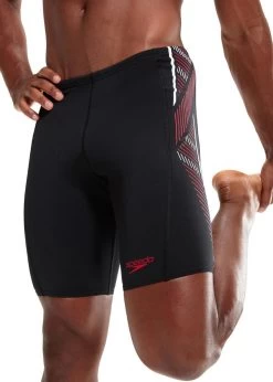 Speedo Tech Panel Jammer - Black/ Fed Red/ White -Leisure Swimwear Paradise tumbnail 5f501208 0a64 4899 a8ed 941dfac08d35