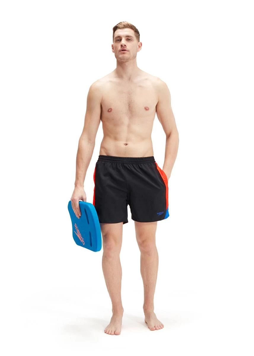 Speedo Hyper Boom Splice 16" Watershort - Black/Volcanic Orange/True Colbalt 6 Speedo Hyper Boom Splice 16" Watershort - Black/Volcanic Orange/True Colbalt - Image 4