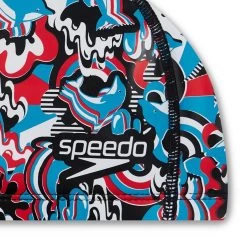 Speedo Junior Printed Pace Cap -Leisure Swimwear Paradise tumbnail 69569721 8213 4a23 8c23 d48cdf46293c 1