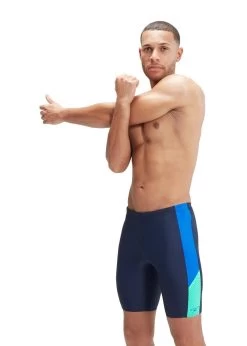Speedo Dive Jammer - True Navy/True Cobalt/Green Glow -Leisure Swimwear Paradise tumbnail 6d18c4f5 c15c 405e b66f f83d507d3424