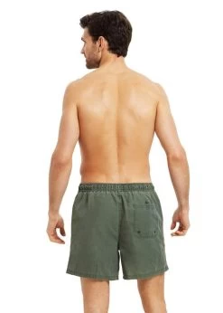 Zoggs Mens Mosman Washed 15 Inch Shorts - Khaki