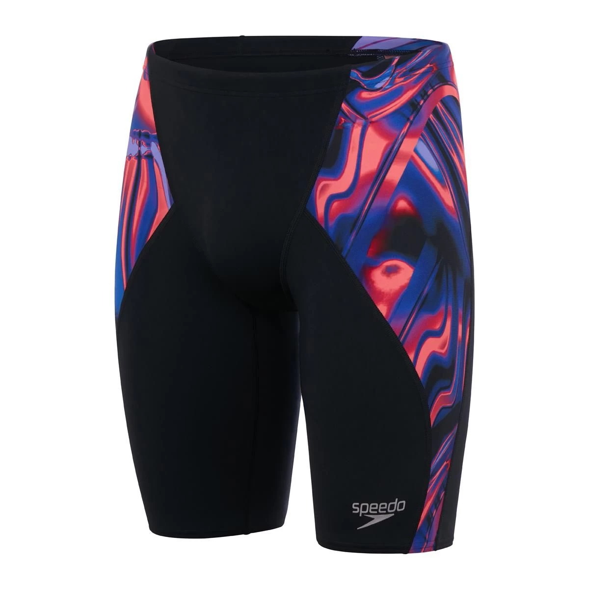 Speedo Allover Digital V-Cut Jammer - Black/ Red/ Blue/ Ultraviolet 6 Speedo Allover Digital V-Cut Jammer - Black/ Red/ Blue/ Ultraviolet - Image 4