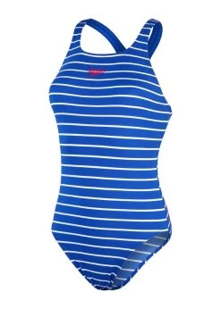 Speedo ECO Endurance+ Printed Medalist Swimsuit - Chroma Blue/ White -Leisure Swimwear Paradise tumbnail 7ef70c4a 0ac2 4bba be84 fe9aaec4b9d0