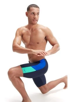 Speedo Dive Jammer - True Navy/True Cobalt/Green Glow -Leisure Swimwear Paradise tumbnail 7f57eb37 e251 4fe8 a41e c9f9c983a51e