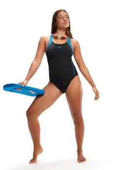 Speedo HyperBoom Flyback Swimsuit - Black/ Bolt/ Dove Grey -Leisure Swimwear Paradise tumbnail 7f8cb409 b1d2 4b7c 9e15 6a9ed4855ce2