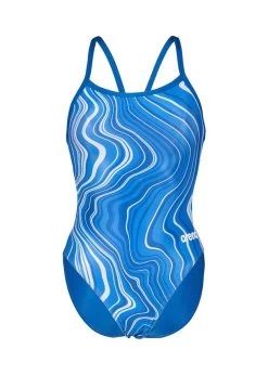 Arena Marbled Challenge Back Swimsuit - Royal/Multi -Leisure Swimwear Paradise tumbnail 8254c6a5 10ca 4efe 866f 4d143189de5c