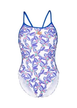 Arena Lace Back Allover Swimsuit - Neon/Blue/Multi -Leisure Swimwear Paradise tumbnail 8a3abc49 4f40 4659 9bd9 5db47ff52a33