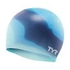 TYR Tie Dye Silicone Junior Cap - Blue/ Teal -Leisure Swimwear Paradise tumbnail 91a74fb4 7e6a 4ecb bafc 42442c78af0b